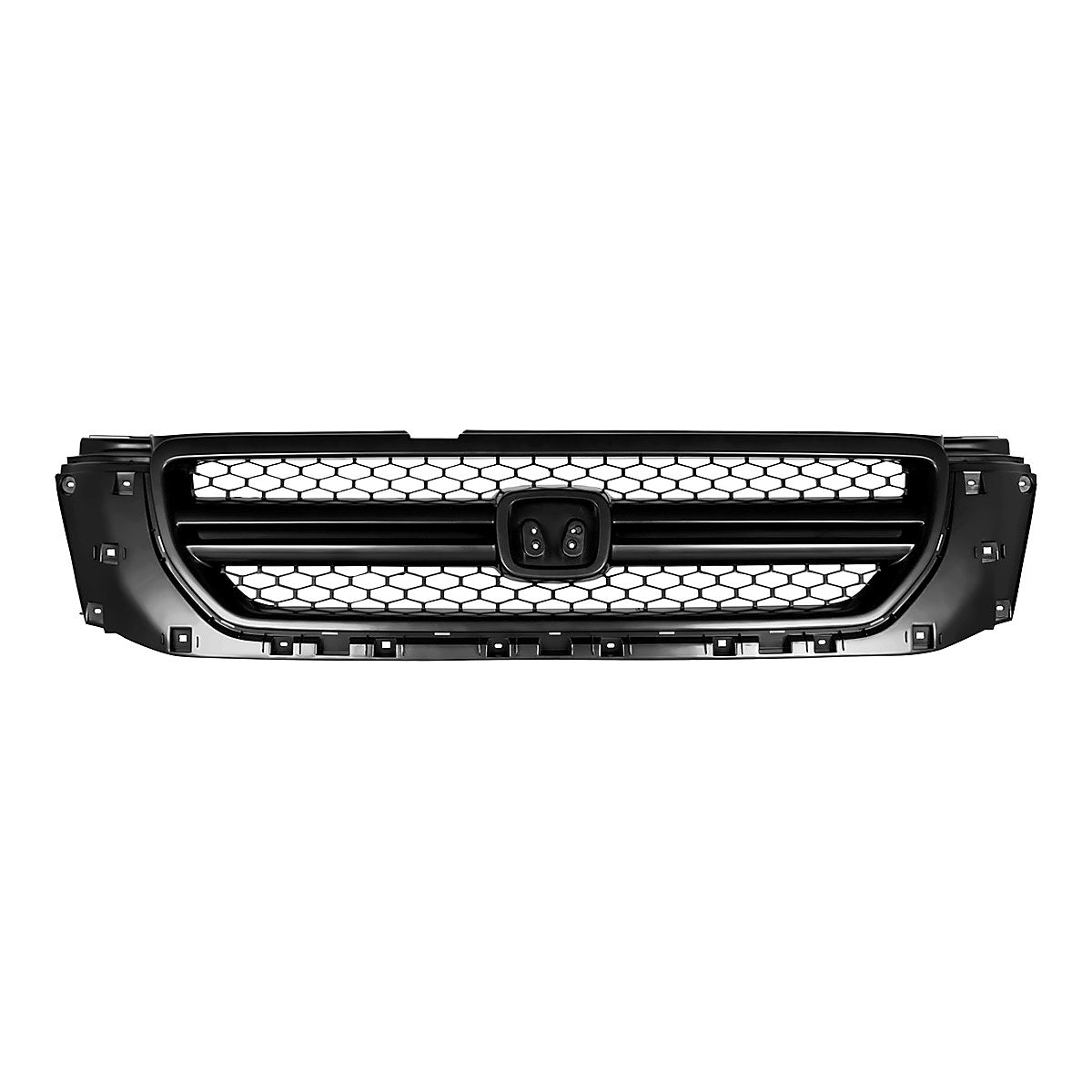 2003-2005 Honda Pilot Grille Silver Gray, ho1200171. Front view.