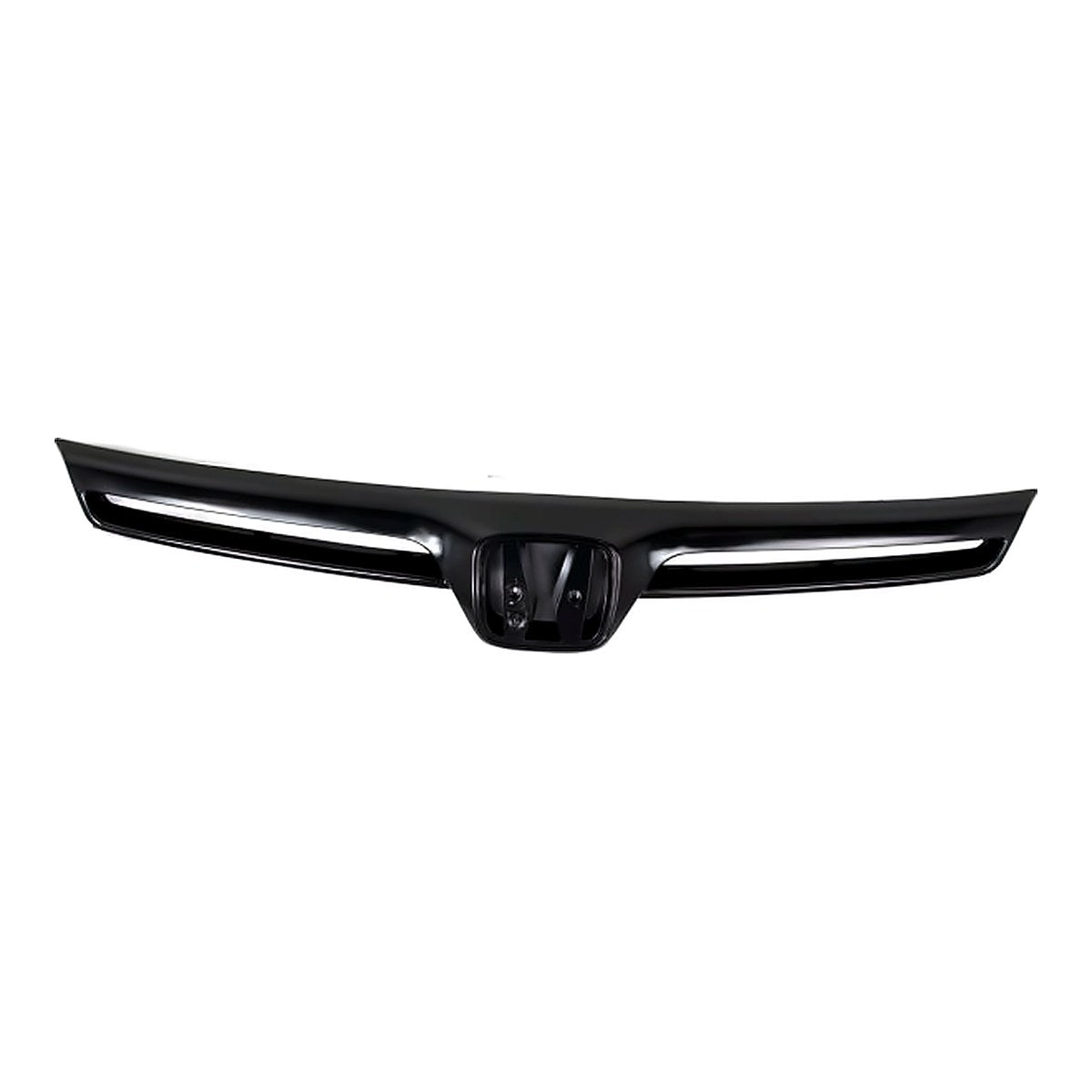 2006-2008 Honda Civic Coupe Grille Matte Black, ho1200174. Front view.