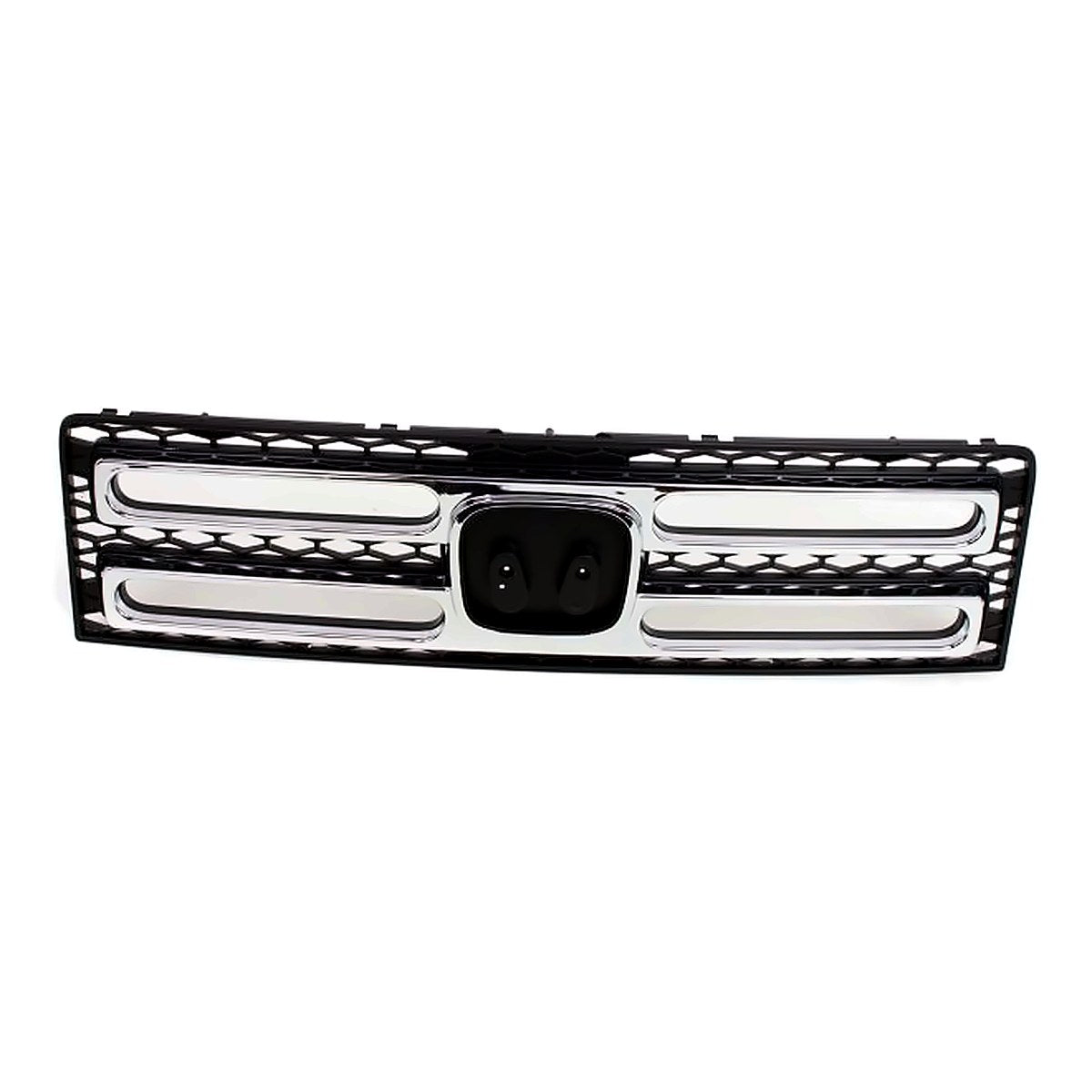 2006-2008 Honda Ridgeline Grille Black, ho1200183. Front view.