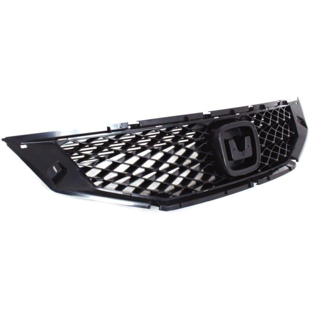2008-2010 Honda Accord Coupe Grille Black , HO1200192. Factory-style replacement part.