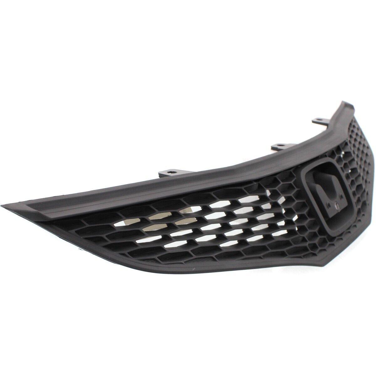 2009-2014 Honda FIT Grille Matt Black Base/Dx/Lx , HO1200201. Durable and impact-resistant.