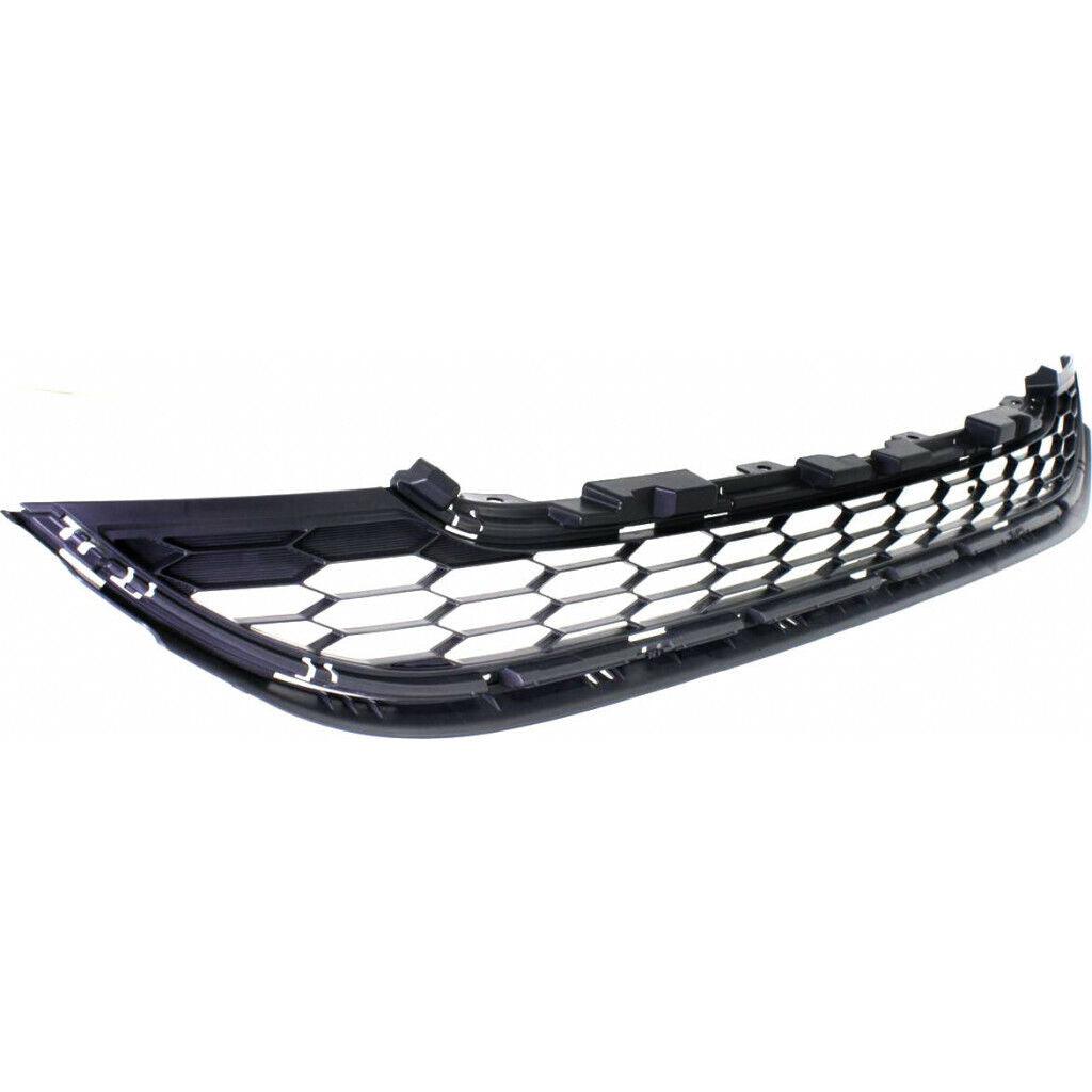 2010-2011 Honda CRV Grille Lower Gray , HO1200205. Side view of the replacement part.