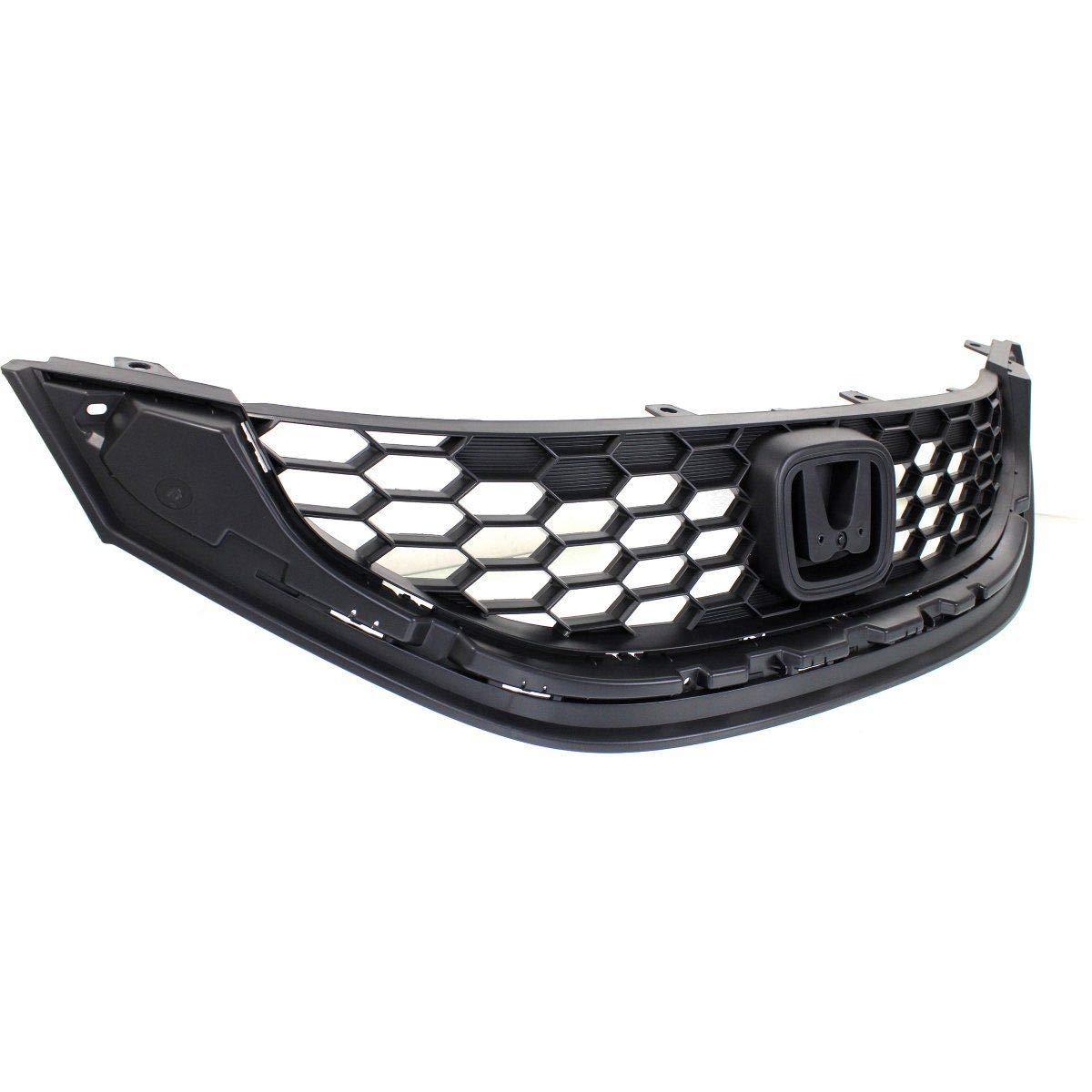 2013-2015 Honda Civic Sedan Grille 1.8L Textured Lx/Hf/Cng , HO1200216. Precision fitment for collision repair.