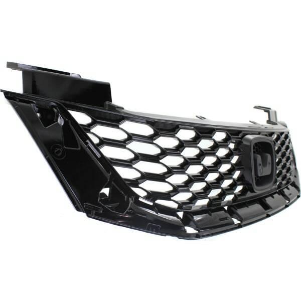 2013-2015 Honda Accord Coupe Grille Painted-Black , HO1200217. OEM-style replacement.