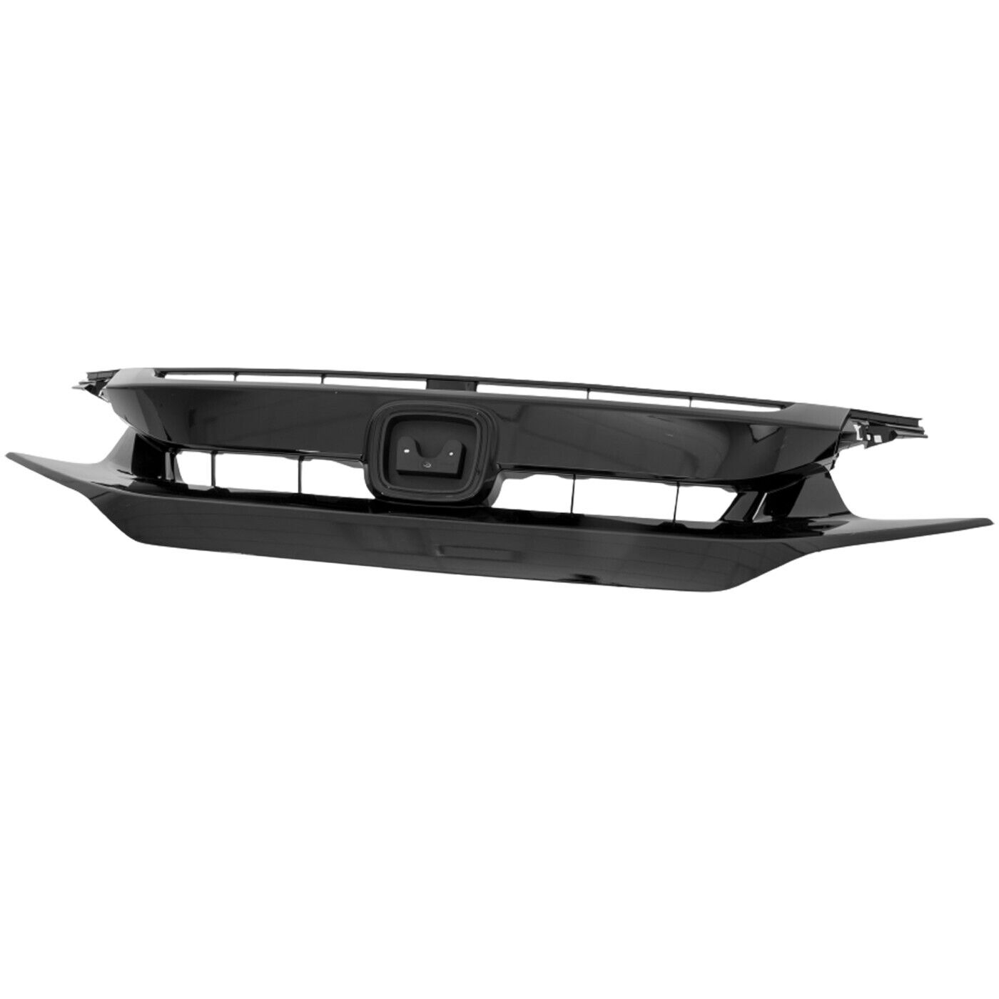2020-2021 Honda Civic Hatchback Grille Front Ptd Black , HO1200248. Durable and impact-resistant.