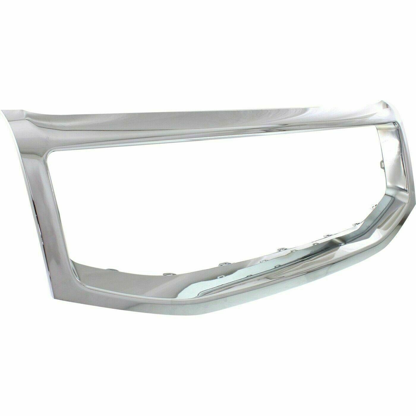 2012-2015 Honda Pilot Grille Surearond Moulding Chrome , HO1202108. Durable and impact-resistant.