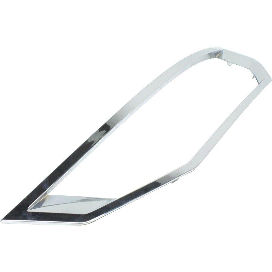 2008-2010 Honda Accord Coupe Grille Frame Chrome , HO1210123. Side view of the replacement part.