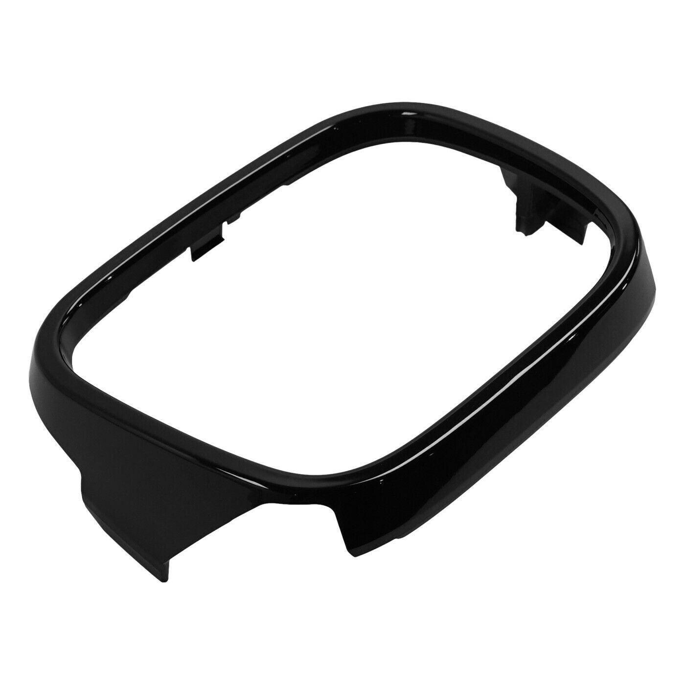 2019-2022 Honda Pilot Grille Emblem Surearound Ptd Black , HO1210168. Angle view for visual reference.