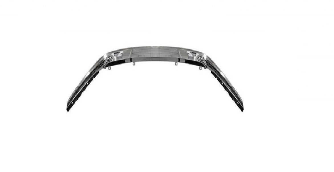 2021-2023 Honda Odyssey Grille Molding Front Upper Chrome , HO1210176. Side view of the replacement part.