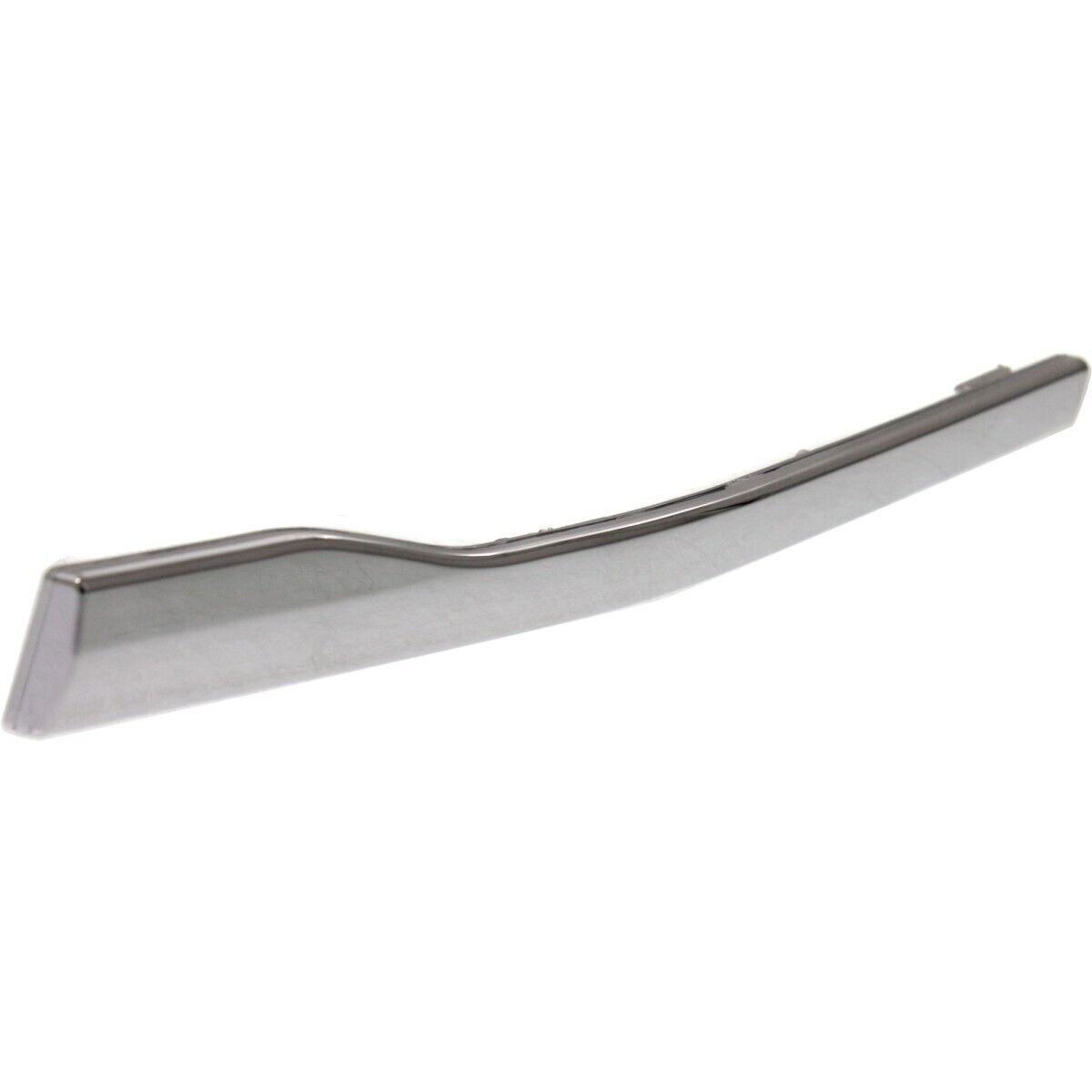 2012-2015 Honda Pilot Grille Moulding Driver Side Upper Chrome , HO1212107. Angle view for visual reference.