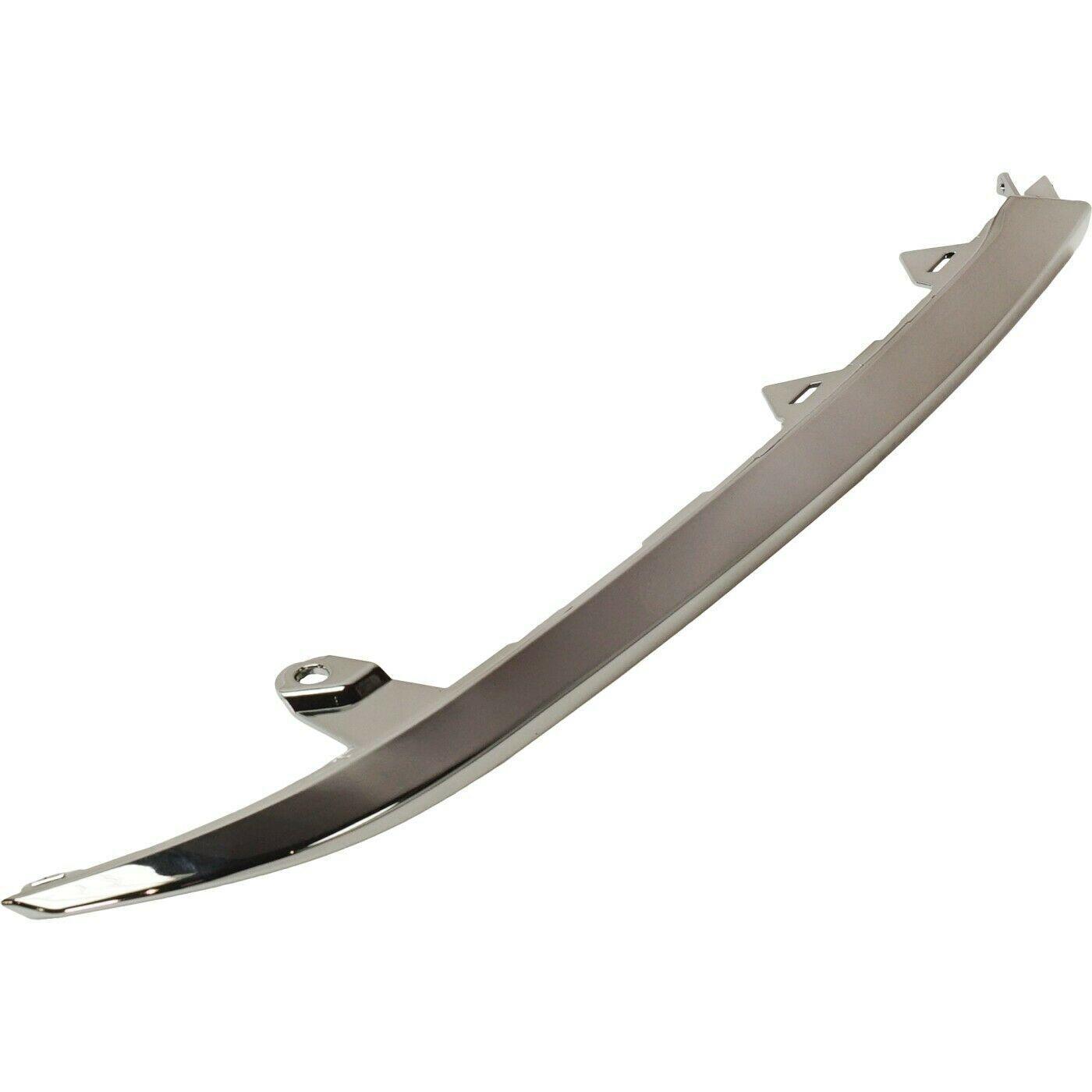 2018-2020 Honda Accord Sedan Grille Moulding Passenger Side Smoked Chrome Sport Model , HO1213125. Exact fit for vehicle restoration.