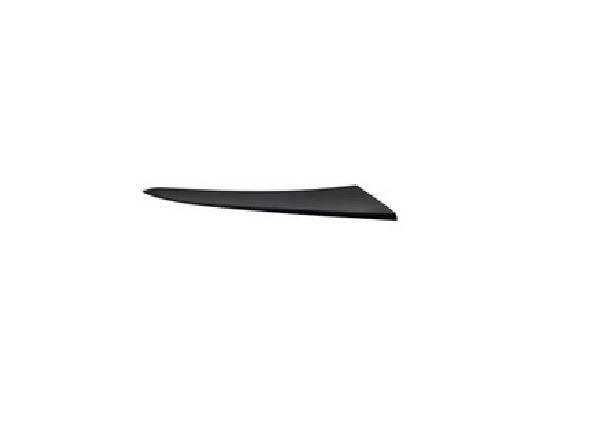 2022-2024 Honda Civic Sedan Grille Molding Passenger Side Black (Mounts Below Head Lamp) , HO1213131. Angle view for visual reference.