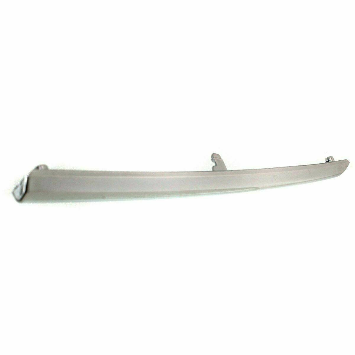2013-2015 Honda Accord Sedan Grille Moulding Driver Side Lower Chrome , HO1214103. Side view of the replacement part.