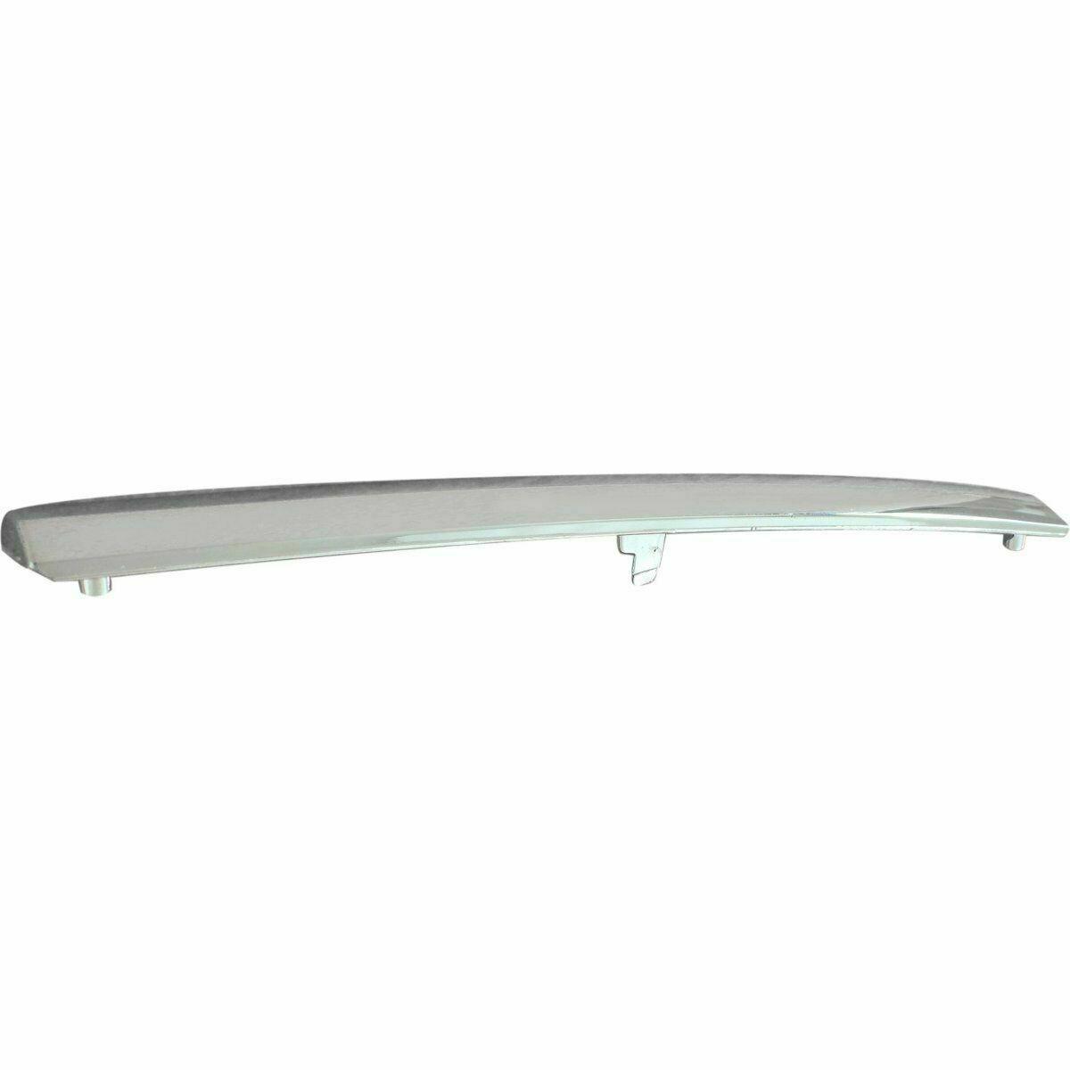 2013-2015 Honda Accord Sedan Grille Moulding Passenger Side Lower Chrome , HO1215103. Side view of the replacement part.