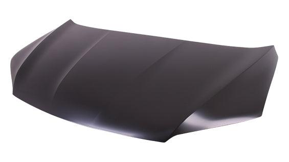 2018 Honda Ridgeline Hood Steel , HO1230181. Side view of the replacement part.