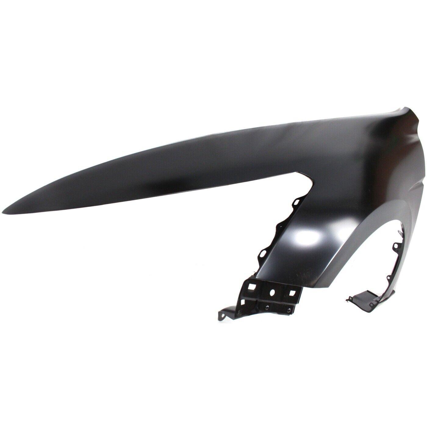 2008-2012 Honda Accord Sedan Front Driver Side Fender , HO1240173. Side view of the replacement part.
