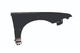 1986-1989 Honda Accord Coupe Front Passenger Side Fender , HO1241104. Angle view for visual reference.