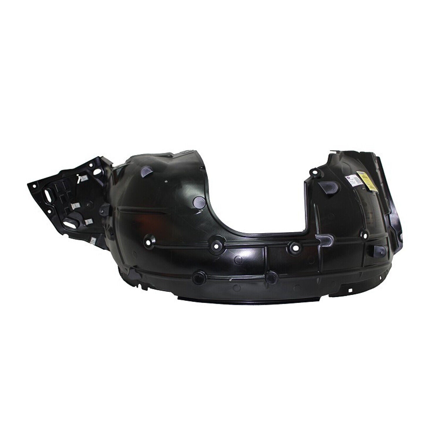 2017-2019 Honda Civic Hatchback Fender Liner Front Driver Side Lx , HO1248204. Angle view for visual reference.