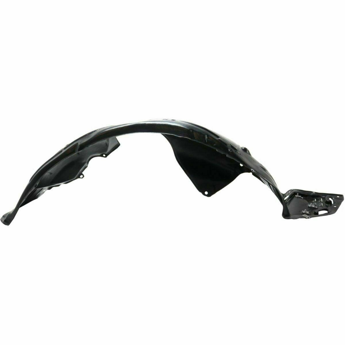 2017-2019 Honda Civic Hatchback Fender Liner Front Passenger Side , HO1249176. Side view of the replacement part.