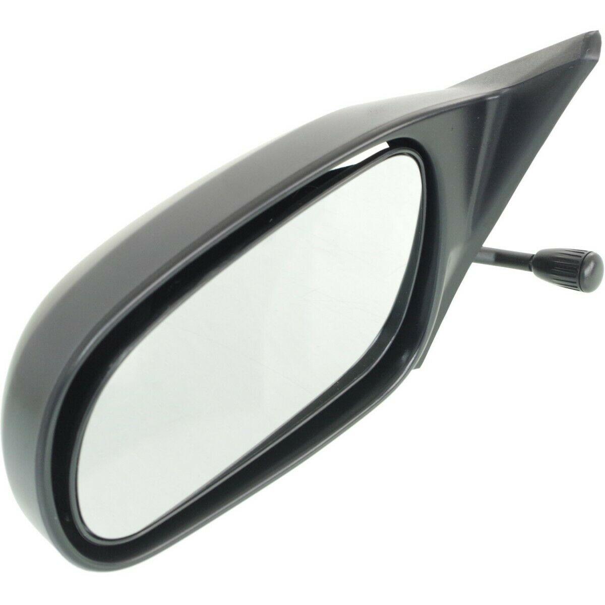 1996-2000 Honda Civic Sedan Mirror Driver Side Manual , HO1320123. Side view of the replacement part.