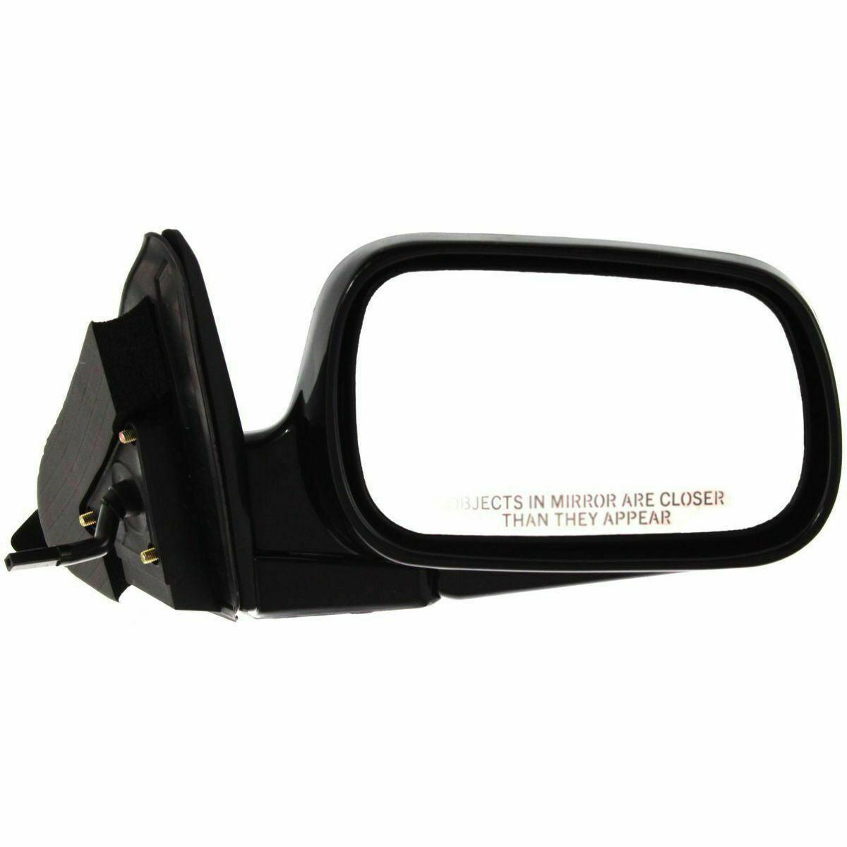 1994-1997 Honda Accord Coupe Mirror Passenger Side Manual , HO1321127. Side view of the replacement part.