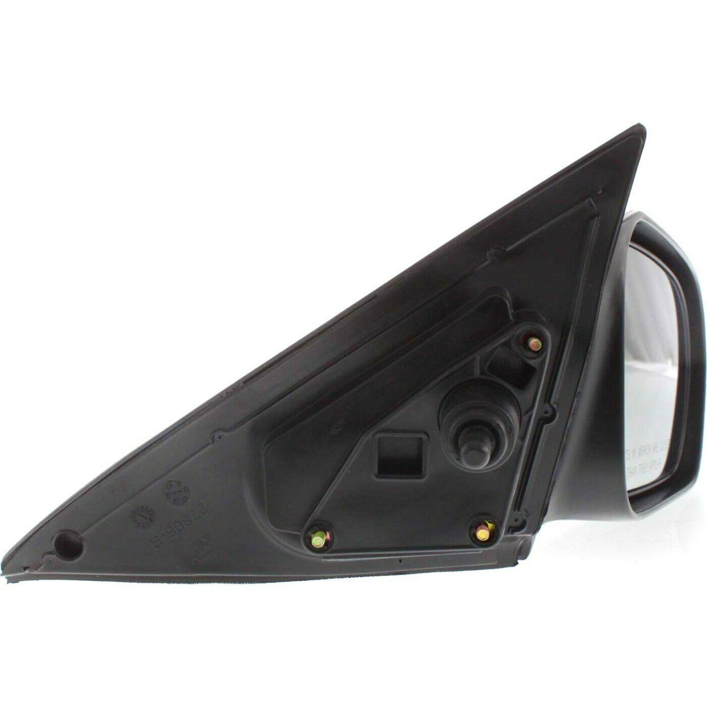 2001-2005 Honda Civic Coupe Mirror Passenger Side Manual , HO1321137. Side view of the replacement part.