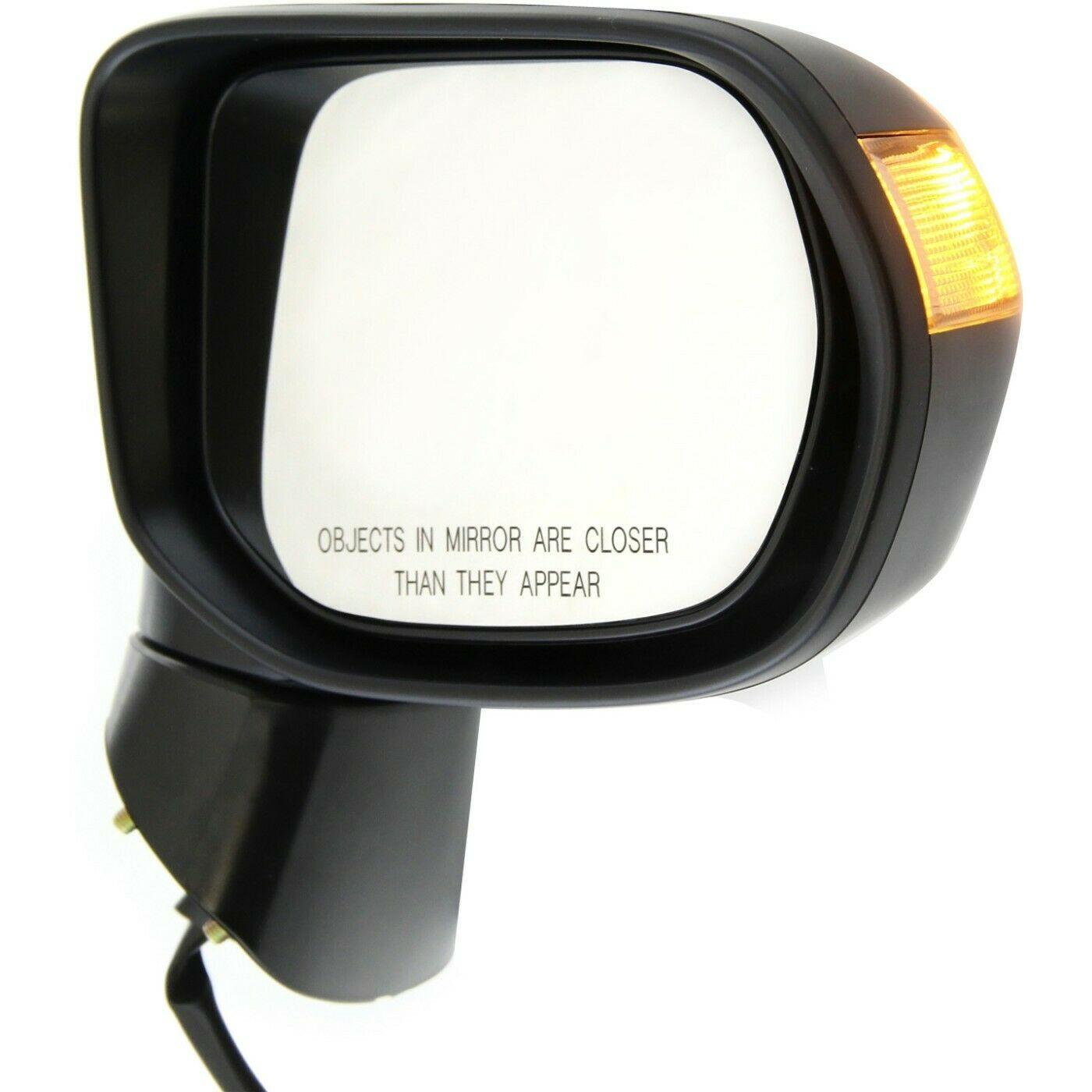 2006-2011 Honda Civic Hybrid Mirror Passenger Side Power , HO1321233. Angle view for visual reference.