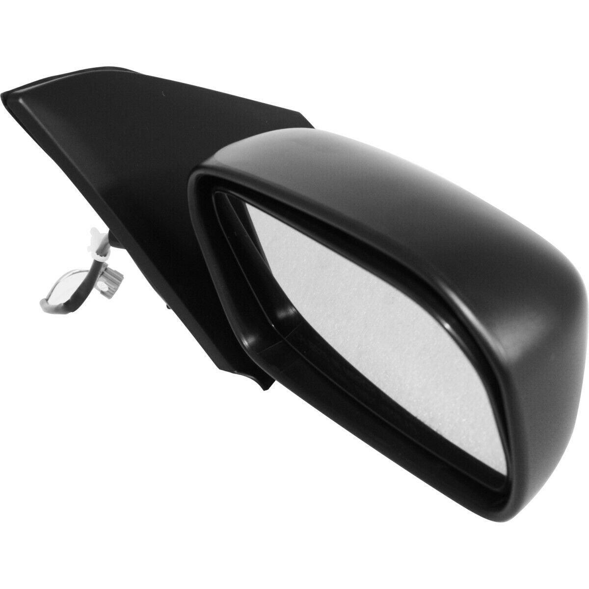 2002-2005 Honda Civic Hatchback Mirror Passenger Side Power , HO1321258. Side view of the replacement part.