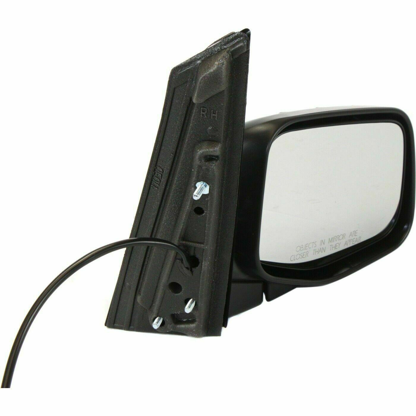 2011-2013 Honda Odyssey Mirror Passenger Side Power , HO1321262. Angle view for visual reference.