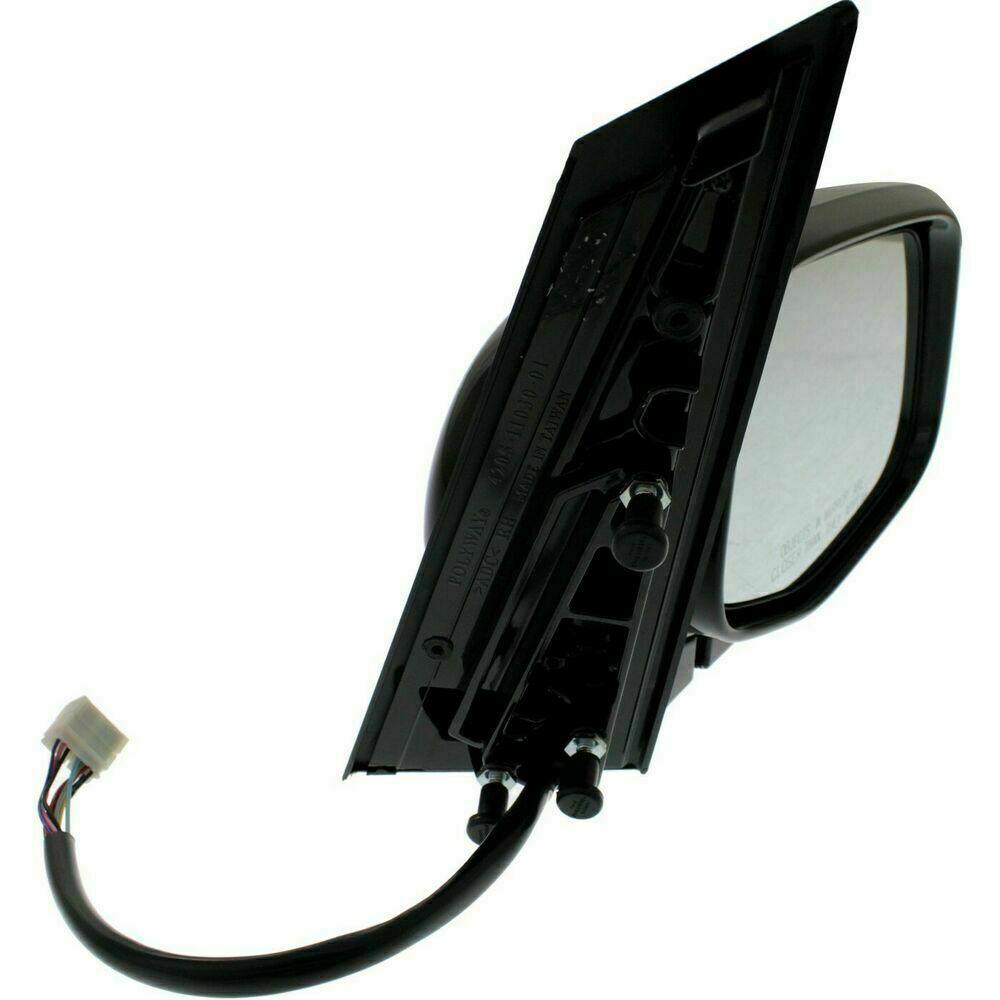 2011-2013 Honda Odyssey Mirror Passenger Side Power , HO1321264. Angle view for visual reference.