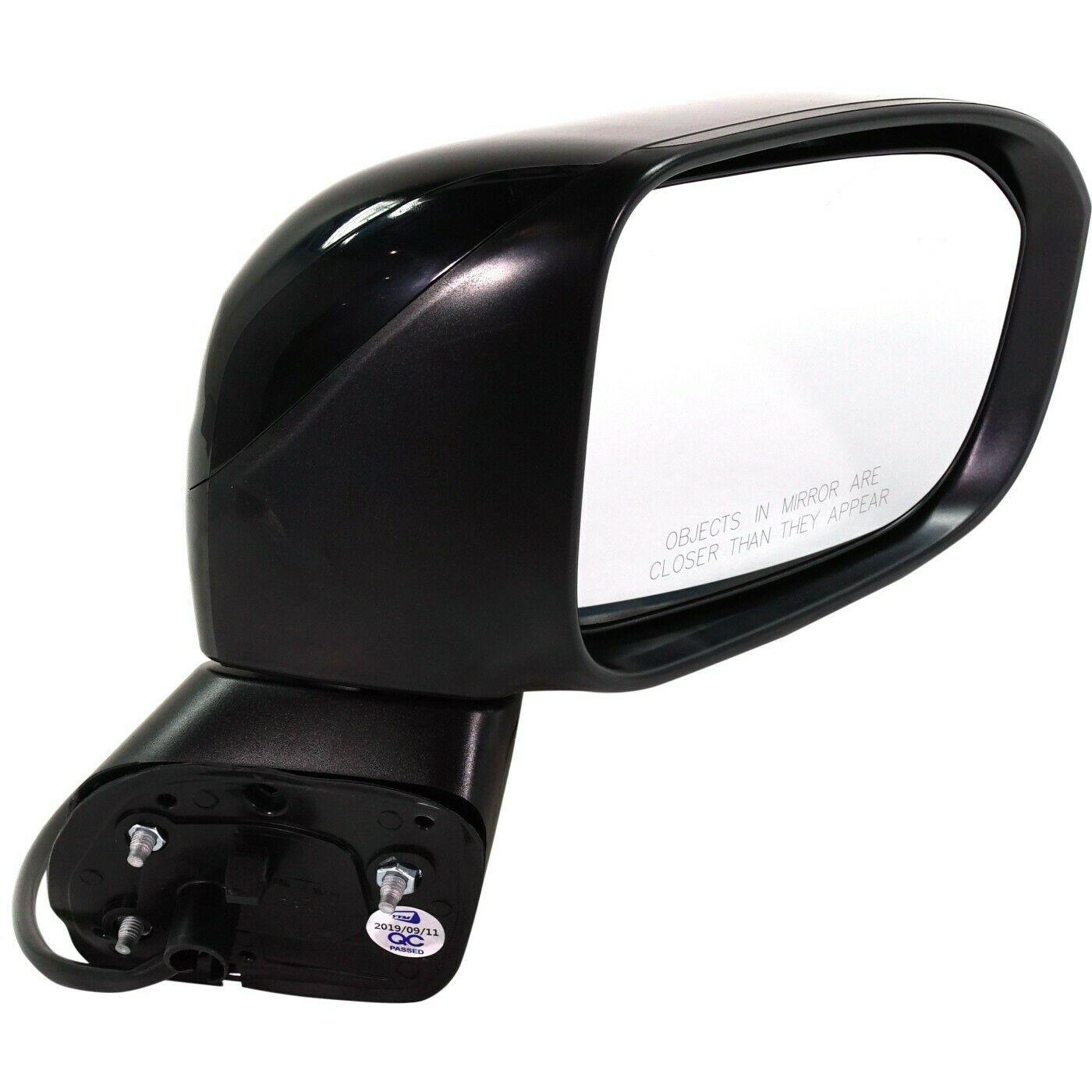 2014-2015 Honda Civic Sedan Mirror Passenger Side Power , HO1321282. Side view of the replacement part.