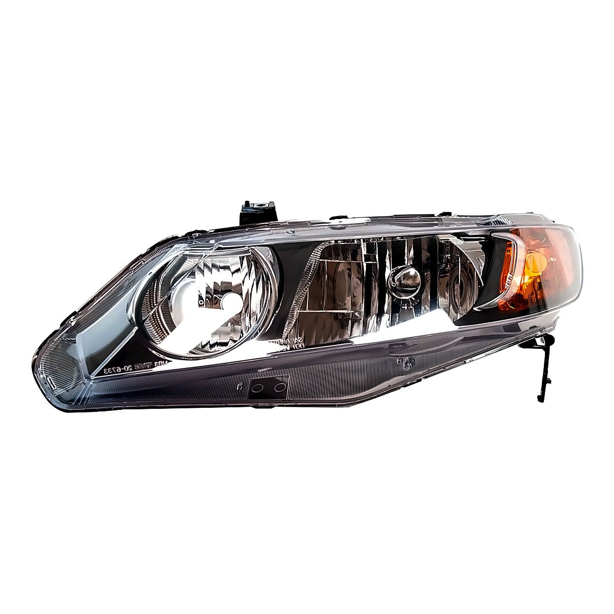 2006-2008 Honda Civic Sedan Driver Side Head Lamp, ho2502125. Front view.