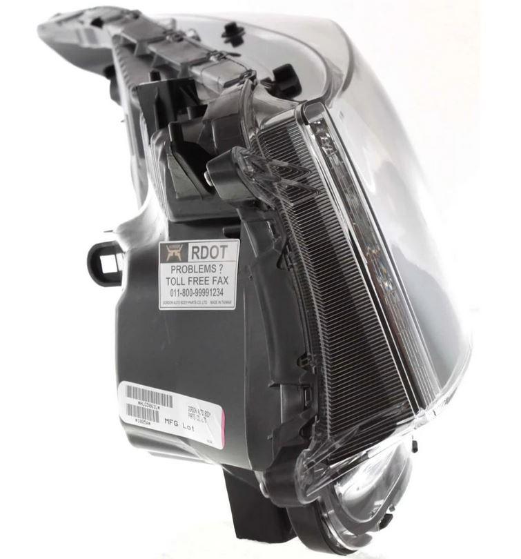 2008-2012 Honda Accord Sedan Head Lamp Driver Side , HO2502130. High-quality aftermarket part.