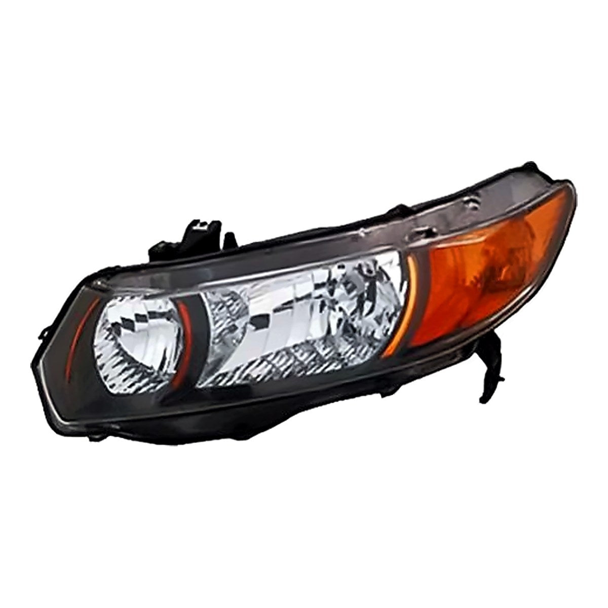 2006-2009 Honda Civic Coupe Driver Side Head Lamp, ho2502133. Front view.