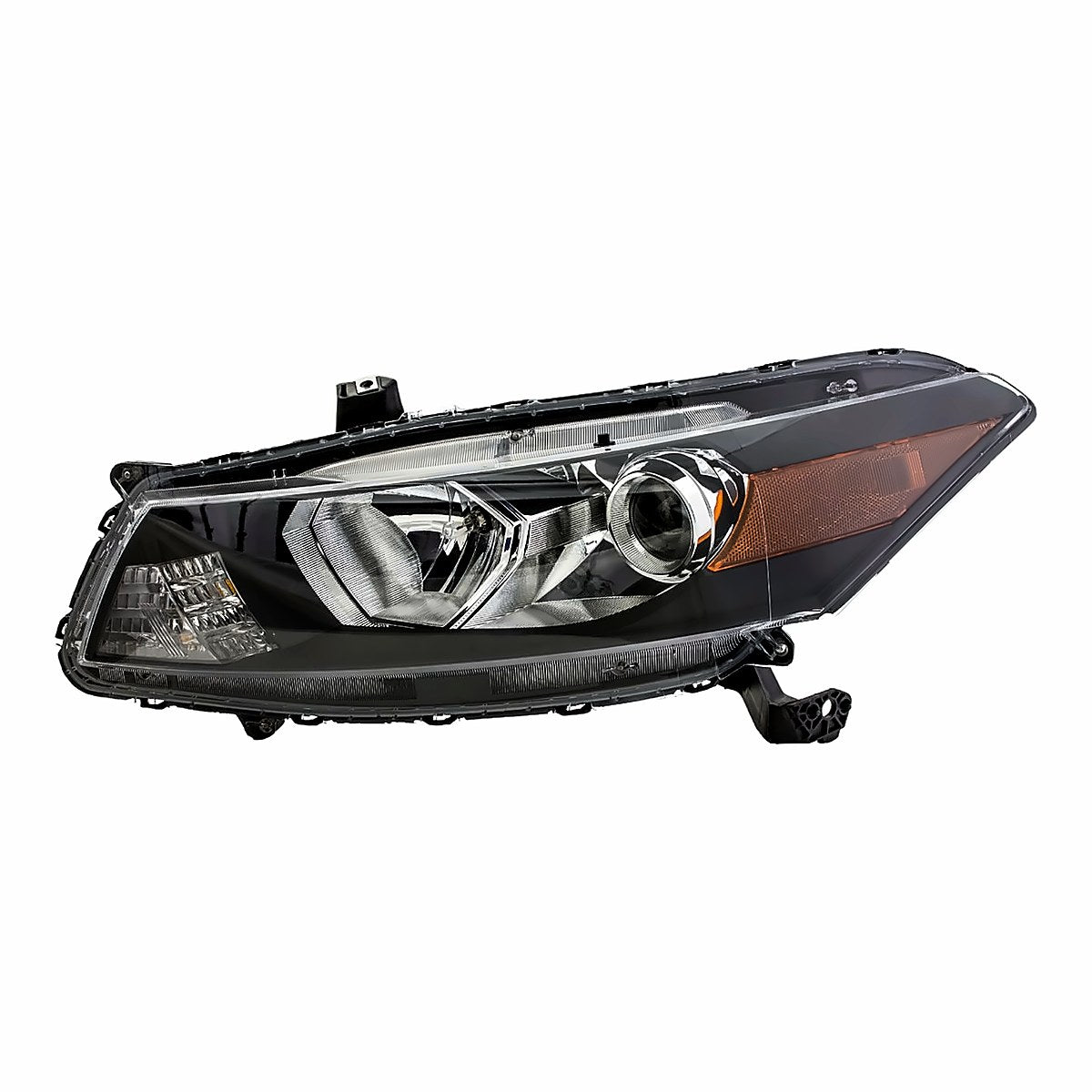 2008-2010 Honda Accord Coupe Driver Side Head Lamp, ho2502135. Front view.