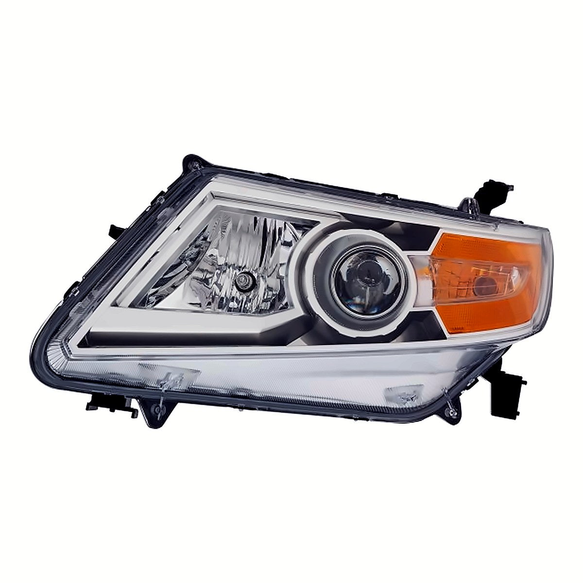 2011-2013 Honda Odyssey Driver Side Head Lamp, ho2502142. Front view.