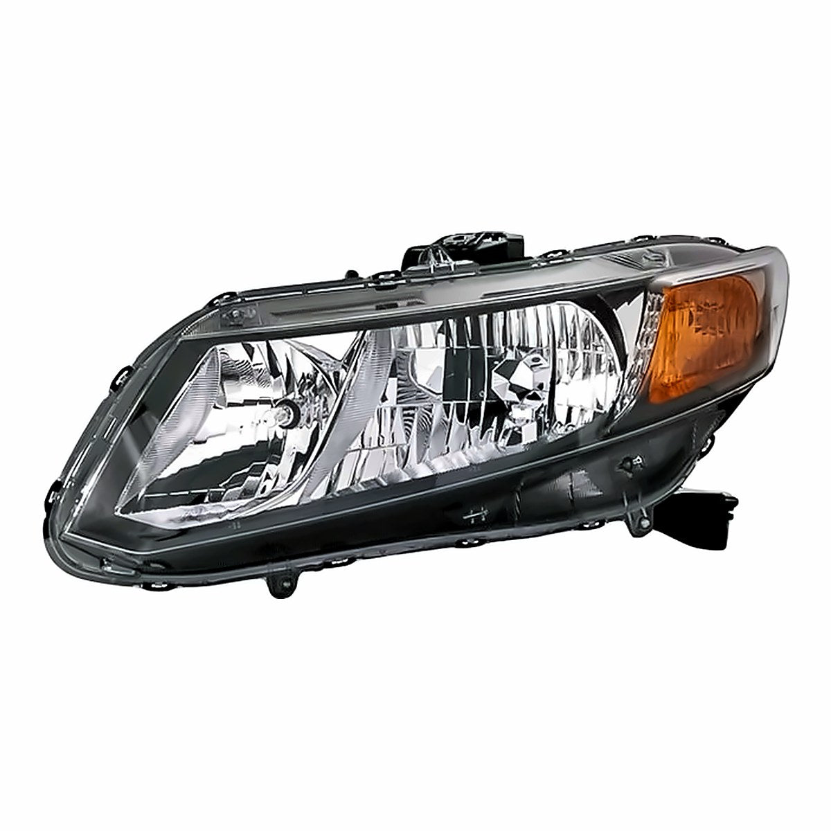 2012-Hond  Civic Sedan Driver Side Head Lamp, ho2502144. Front view.