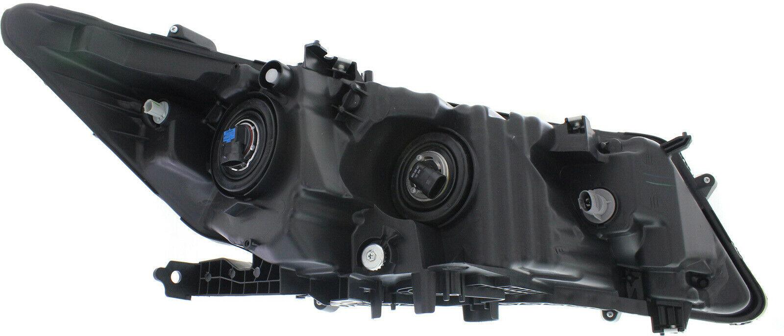 2013-2015 Honda Crosstour Head Lamp Driver Side Halogen , HO2502155. Side view of the replacement part.