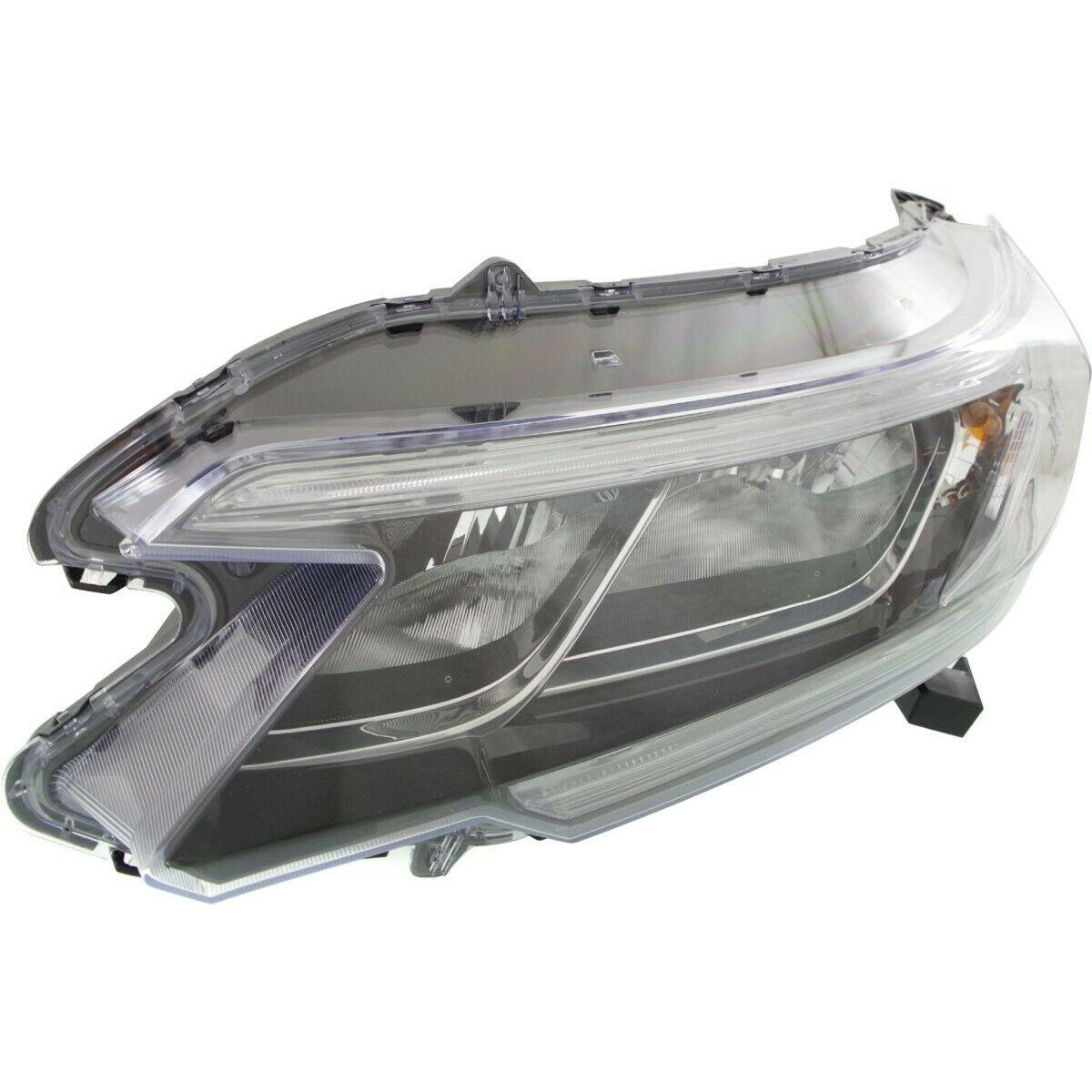 2015-2016 Honda CRV Head Lamp Driver Side Halogen With Led Drl Ex/Ex-L , HO2502161. High-strength and long-lasting.