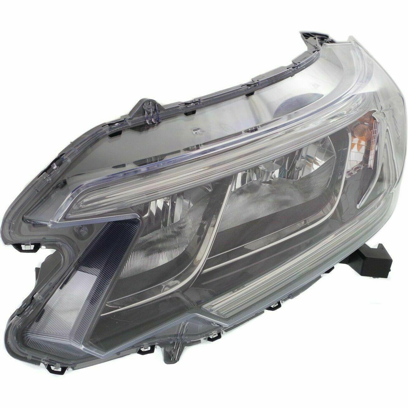 2015-2016 Honda CRV Head Lamp Driver Side Halogen Without Led Drl Lx , HO2502162. Made with quality materials.
