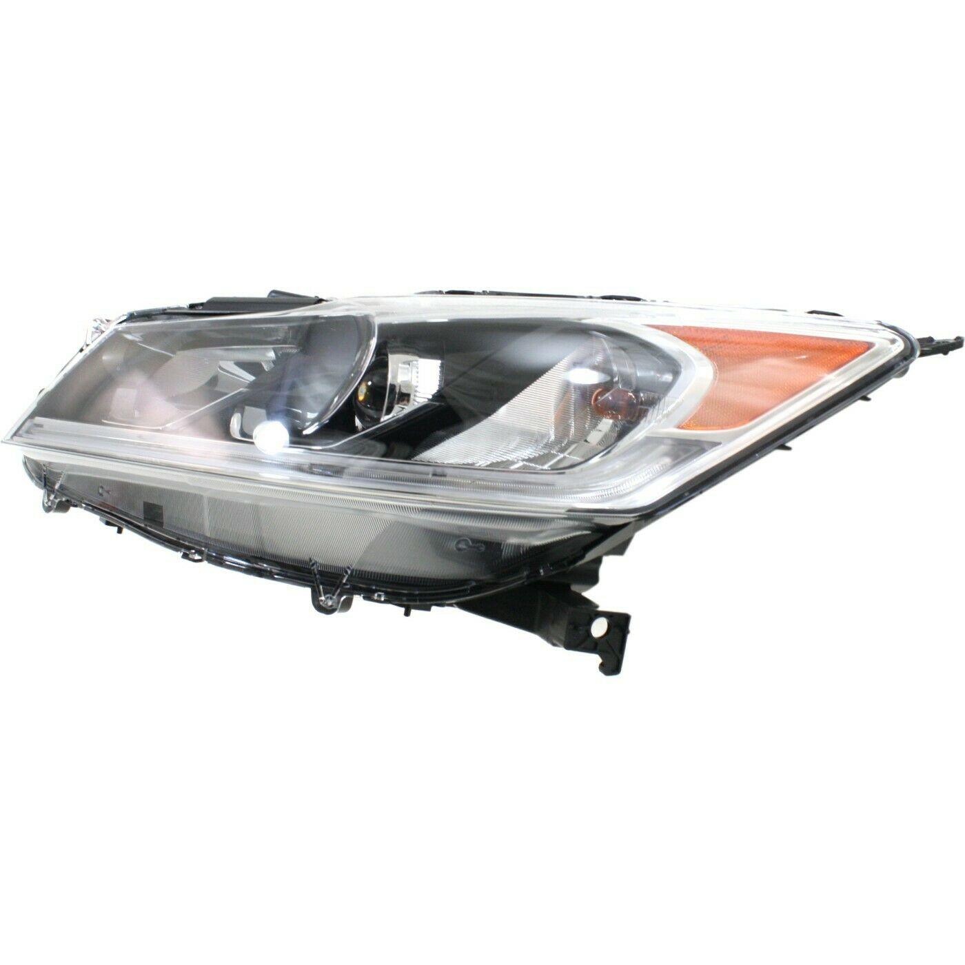 2016-2017 Honda Accord Sedan Head Lamp Driver Side Halogen Lx , HO2502168. Installed view for reference.