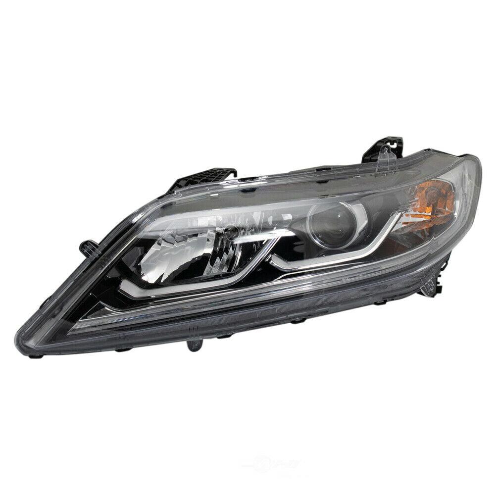 2016-2017 Honda Accord Coupe Head Lamp Driver Side Halogen With Led Drl Ex/Ex-L Model , HO2502181. Replacement part ready for install.