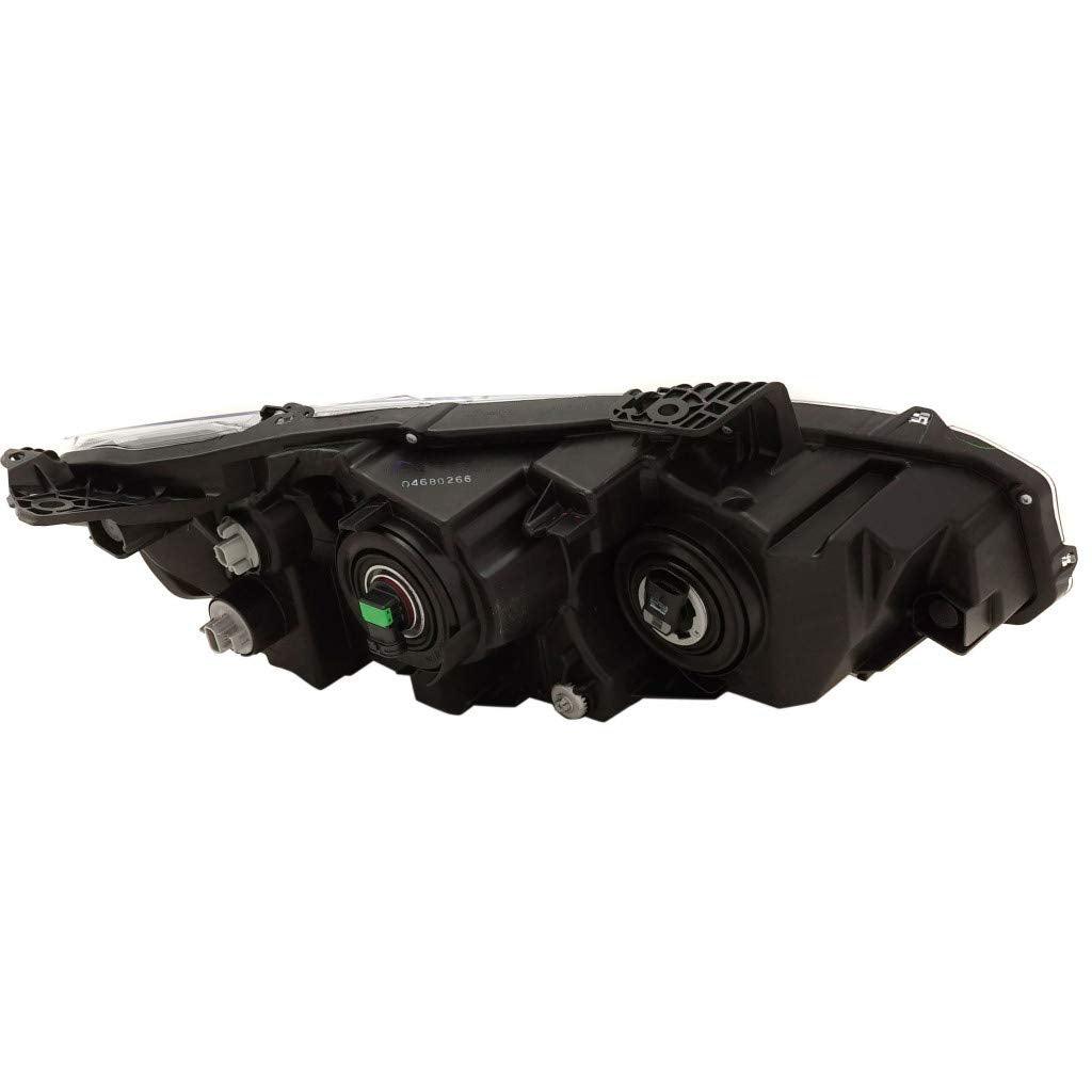 2019-2021 Honda Civic Sedan Head Lamp Driver Side Halogen With Black Bezel , HO2502192. OEM-quality exterior component.