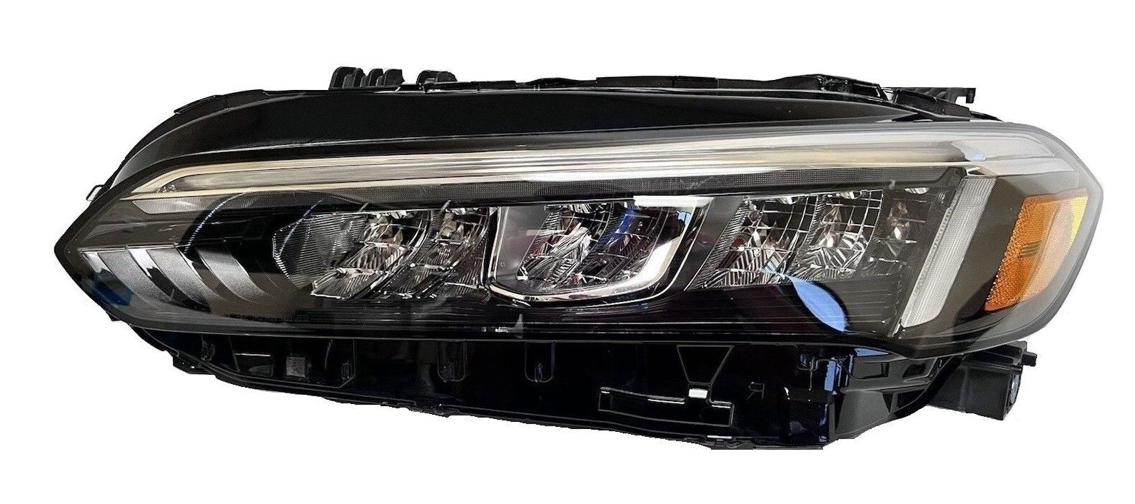 2022-2024 Honda Civic Sedan Head Lamp Driver Side Led Ex/Lx Without Smoked Lens , HO2502205. Exact fit for vehicle restoration.