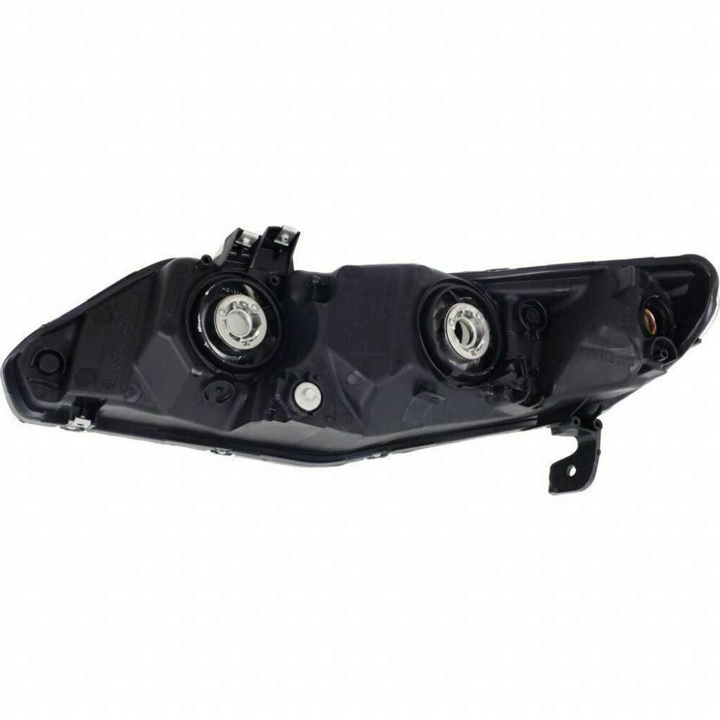 2006-2008 Honda Civic Sedan Head Lamp Passenger Side , HO2503125. Installed view for reference.