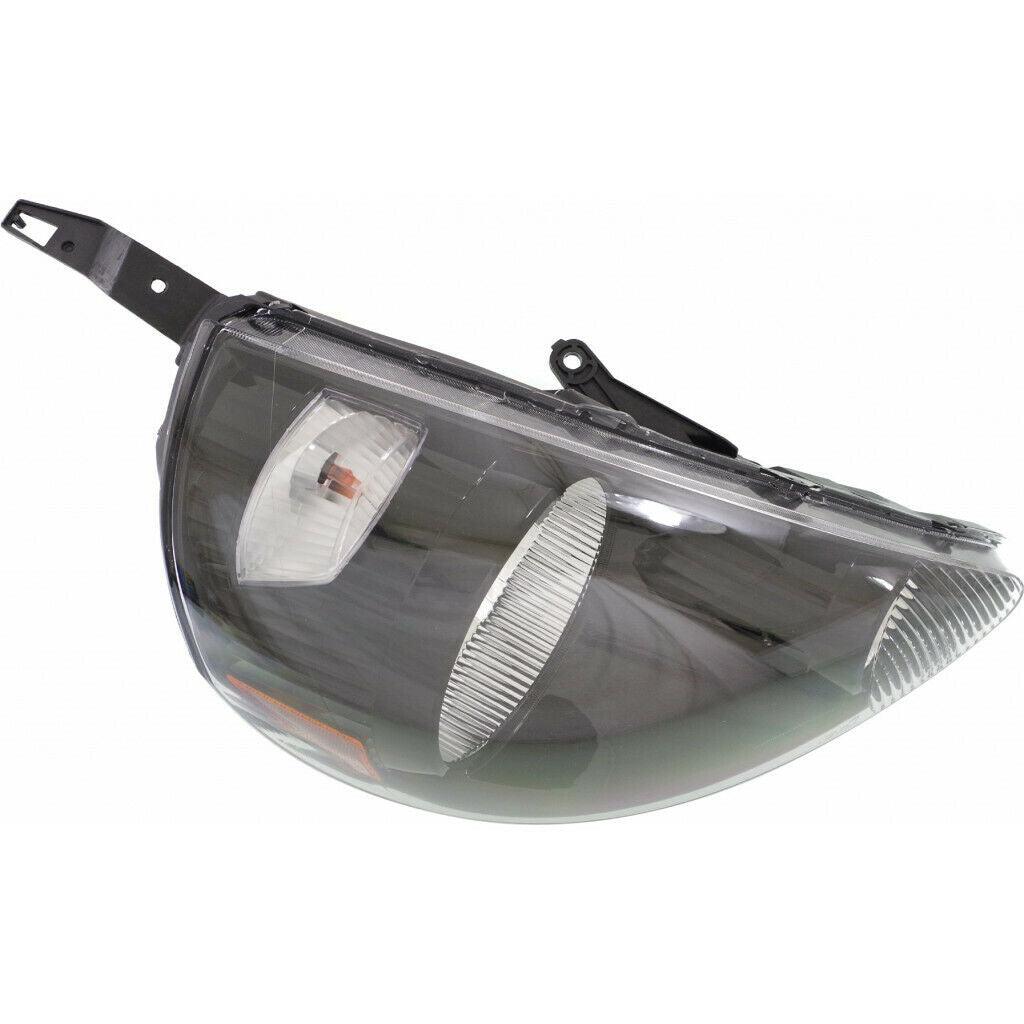 2007-2008 Honda FIT Head Lamp Passenger Side Black , HO2503131. Installed view for reference.