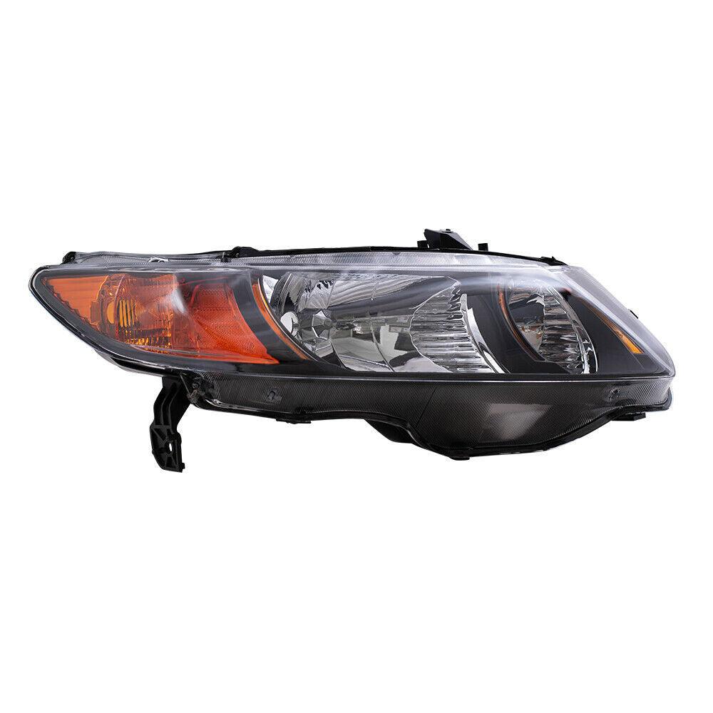2006-2009 Honda Civic Coupe Head Lamp Passenger Side 6 Speed 2.0L , HO2503133. High-quality aftermarket part.