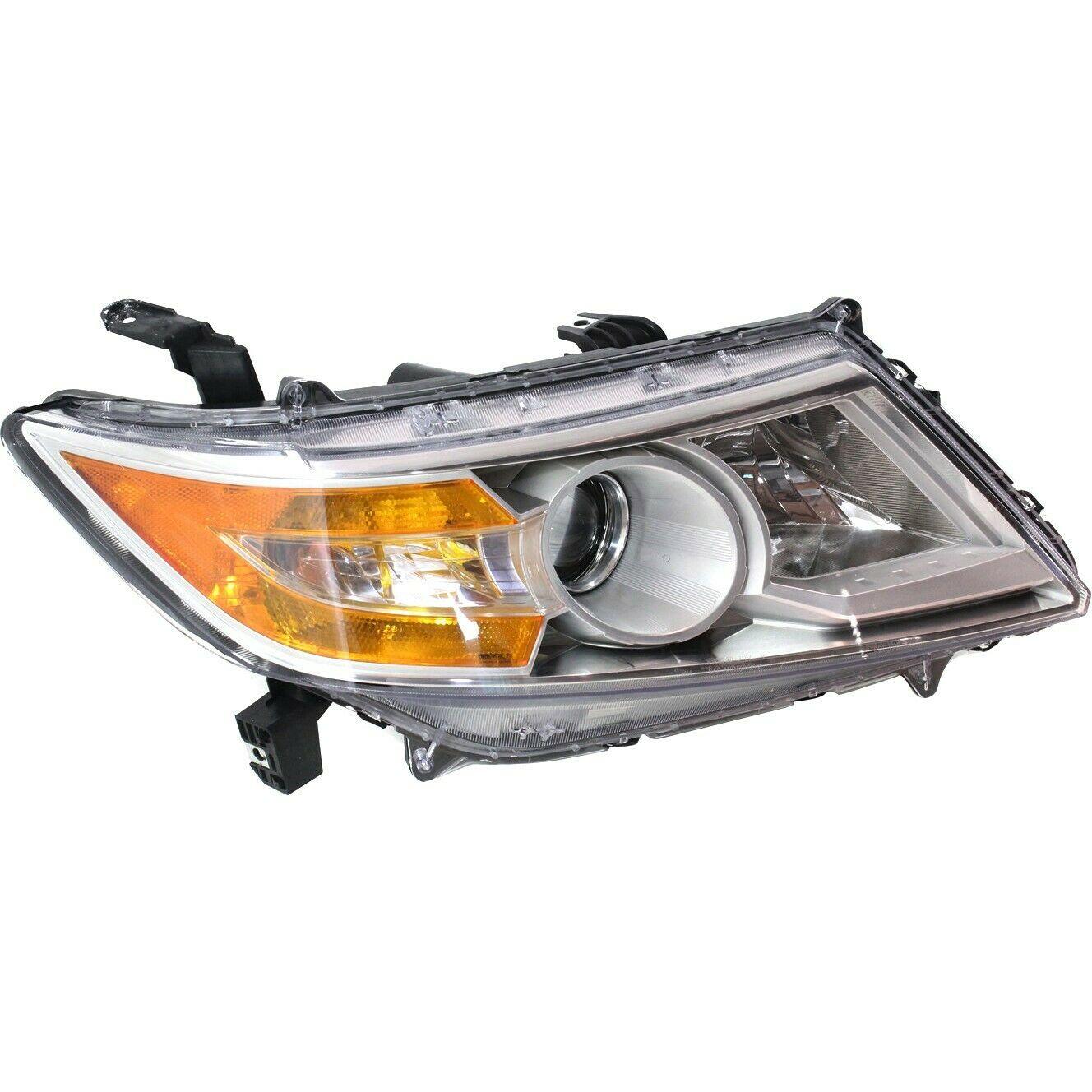 2011-2013 Honda Odyssey Head Lamp Passenger Side Halogen , HO2503142. Exact fit for vehicle restoration.