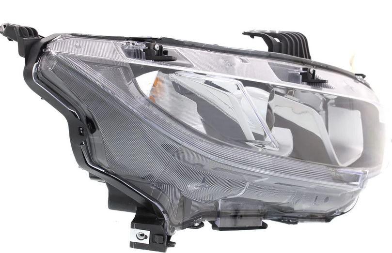 2016-2020 Honda Civic Coupe Head Lamp Passenger Side Halogen , HO2503173. Factory-style replacement part.