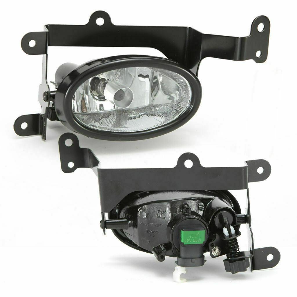 2006-2008 Honda Civic Coupe Fog Lamp Front Driver Side/Passenger Side Set , HO2590114. Side view of the replacement part.